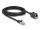 Delock Netzwerk Verlängerungskabel RJ45 Stecker zu RJ45 Buchse Cat.6A S/FTP 3 m schwarz