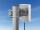 Delock WiFi 2,4 GHz Antenne N Stecker 8 dBi direktional mit Anschlusskabel RG-58, 50 cm weiß outdoor