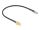 Delock Antennenkabel RP-SMA Buchse zum Einbau zu TS-9 Stecker RG-174 20 cm