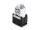 Delock Keystone Modul RJ45 Buchse zu LSA Cat.6 45° gewinkelte Buchse ungeschirmt schwarz / weiß