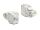 Delock Keystone Modul RJ45 Buchse zu LSA Cat.6A 45° gewinkelte Buchse geschirmt 180° Kabelführung werkzeugfrei Metall