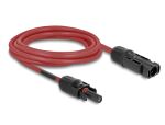 Delock DL4 Solar Kabel 4 mm² Stecker zu Buchse 3 m rot