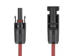 Delock DL4 Solar Kabel 4 mm² Stecker zu Buchse 1 m rot