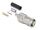 Delock BNC Buchse 50 Ohm zum Crimpen RG-174 / RG-316 mit passendem Schrumpfschlauch
