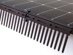 Delock Klammer klein für Tierabwehr Barriere / Taubenabwehr für Photovoltaic Solarmodule Kunststoff