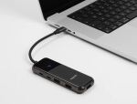 Delock USB Type-C™ Dockingstation 4K - HDMI / USB Hub / SD - Micro SD Slot / PD 3.0 85 W Oberfläche aus gehärtetem Glas