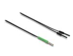 Delock LWL Sensorkabel mit M3 x 0,5 mm Gewinde Diffuse Reflektive Sensor zu 2 x 1 Pin Stecker 2 m schwarz