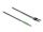 Delock LWL Sensorkabel mit M3 x 0,5 mm Gewinde Diffuse Reflektive Sensor zu 2 x 1 Pin Stecker 2 m schwarz