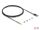 Delock LWL Sensorkabel mit M3 x 0,5 mm Gewinde Koaxial Reflektive Sensor zu 2 x 1 Pin Stecker 2 m schwarz