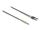 Delock LWL Sensorkabel mit M3 x 0,5 mm Gewinde Koaxial Reflektive Sensor zu 2 x 1 Pin Stecker 2 m schwarz