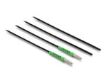 Delock LWL Sensorkabel mit M4 x 0,7 mm Gewinde Thru-Beam Sensor zu offenem Faserende Set 2 m schwarz