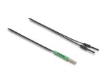 Delock LWL Sensorkabel mit M4 x 0,7 mm Gewinde Diffuse Reflektive Sensor zu 2 x 1 Pin Stecker 2 m schwarz