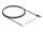 Delock LWL Sensorkabel mit M4 x 0,7 mm Gewinde Koaxial Reflektive Sensor zu 2 x 1 Pin Stecker 2 m schwarz
