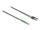 Delock LWL Sensorkabel mit M4 x 0,7 mm Gewinde Koaxial Reflektive Sensor zu 2 x 1 Pin Stecker 2 m schwarz