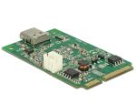 Delock Mini PCIe I/O PCIe full size 1 x USB Type-C™ 3.1 Gen 2 Buchse