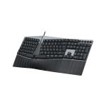Perixx PERIBOARD-535 II DE RD, kabelgebundene mechanische Ergo-Tastatur, rot