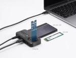 Delock USB Type-C™ M.2 Dockingstation für 1 x M.2 NVMe SSD / 1 x M.2 SATA SSD / 1 x SATA SSD / HDD mit Klonfunktion