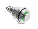 Delock Drucktaster zum Einbau 10 mm 4 x Lötanschluss...