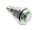 Delock Drucktaster zum Einbau 10 mm 4 x Lötanschluss LED tastend hoch Ring grün