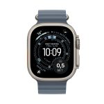 Apple Watch Ultra 3 2025 Titanium Cellular 49mm Natur (Ocean Armband maritimblau)