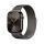 Apple Watch S10 2024 Titan Schiefer Cellular 46mm (Milanaise Armband schiefer) M/L