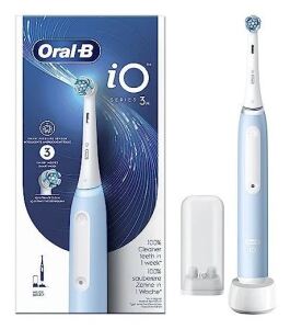 Oral-B Braun iO Series 3N Erwachsener Vibrierende Zahnbürste Hellblau, Weiß