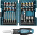 Makita E-25096 - Bit-Set mit Ratschenschraubendreher - 44-teilig