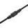 Sharkoon SGK50 Aviator Kabel Titan/Black (schwarz, 1,85 Meter, Spiralkabel für SKILLER SGK50)