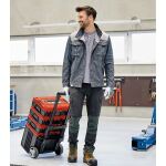 Einhell Systemkoffer E-Case Tower (schwarz/rot, 1x E-Case L, 2x E-Case S)