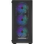 Endorfy Ventum 200 ARGB (schwarz, Seitenteil aus Tempered Glass)