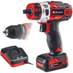 Einhell Akku-Bohrschrauber TE-CD 12/1 X-Li, 12Volt (rot/schwarz, Li-Ionen Akku 2Ah)