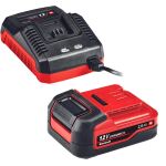 Einhell Akku-Bohrschrauber TE-CD 12/1 X-Li, 12Volt (rot/schwarz, Li-Ionen Akku 2Ah)