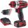 Einhell Akku-Bohrschrauber TE-CD 12/1 X-Li, 12Volt (rot/schwarz, Li-Ionen Akku 2Ah)