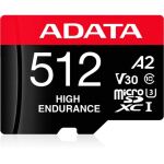 A-Data High Endurance 512 GB microSDXC (UHS-I U3, Class 10, V30, A2)