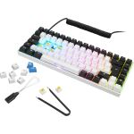 Sharkoon SKILLER SGK50 S3 (weiß, FR-Layout, Gateron Yellow)