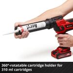 Einhell Power X-Change Akku-Kartuschenpistole TE-SG 18/10 Li - Solo, 18Volt (rot/schwarz, ohne Akku und Ladegerät)