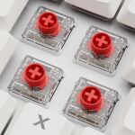 Sharkoon PureWriter W65 (weiß, DE-Layout, Kailh Choc V2 Low Profile Red)