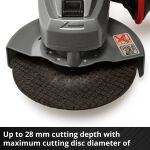 Einhell Power X-Change Akku-Winkelschleifer TE-AG 18/115 Q Li Solo, 18Volt (rot/schwarz, ohne Akku und Ladegerät)
