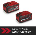 Einhell Akku Power-X-Change Plus Multi-Ah 18Volt 5,0 bis 8,0Ah (rot/schwarz, Multi-Ah Technologie)