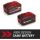 Einhell Akku Power-X-Change Plus Multi-Ah 18Volt 5,0 bis 8,0Ah (rot/schwarz, Multi-Ah Technologie)