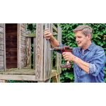 Einhell Power X-Change Akku-Bohrschrauber TE-CD 18/45 3X-Li +22, 18Volt (rot/schwarz, Li-Ion-Akku 2,0Ah, 22-teiliges Zubehör)