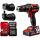 Einhell Power X-Change Akku-Bohrschrauber TE-CD 18/45 3X-Li +22, 18Volt (rot/schwarz, Li-Ion-Akku 2,0Ah, 22-teiliges Zubehör)