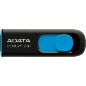 ADATA UV128 USB-Stick 512 GB USB Typ-A 3.2 Gen 1 (3.1 Gen 1) Schwarz, Blau