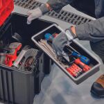 Einhell Systemkoffer E-Case M (schwarz/rot)
