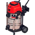 Einhell Professional TP-VC 36/30 S Auto - Solo, 36Volt (2x18V), Nass-/Trockensauger (rot/edelstahl, ohne Akku und Ladegerät)