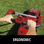 Einhell Professional Akku-Rasenmäher RASARRO 36/42, 36Volt (2x18V) (rot/schwarz, 2x Li-Ionen Akku 5,2Ah)