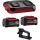 Einhell Professional Akku-Rasenmäher RASARRO 36/42, 36Volt (2x18V) (rot/schwarz, 2x Li-Ionen Akku 5,2Ah)
