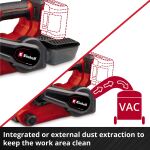 Einhell Professional Akku-Bandschleifer TP-BS 18/457 Li BL - Solo, 18Volt (rot/schwarz, ohne Akku und Ladegerät)