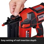 Einhell Professional Akku-Nagler FIXETTO 18/50 N - Solo, 18Volt (rot/schwarz, ohne Akku und Ladegerät)