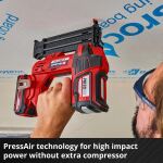 Einhell Professional Akku-Nagler FIXETTO 18/50 N - Solo, 18Volt (rot/schwarz, ohne Akku und Ladegerät)